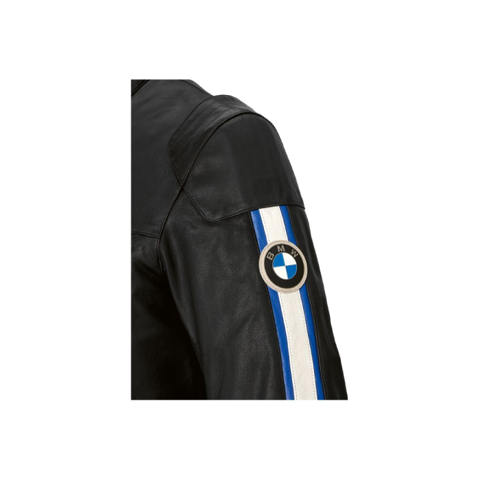 Veste de moto BMW Schwabing hommes (bleu / bande rouge) acheter pas ch